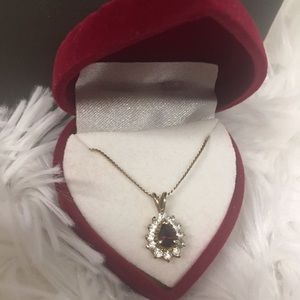 ❤️ Genuine Diamond & Ruby Necklace AUTHENTIC